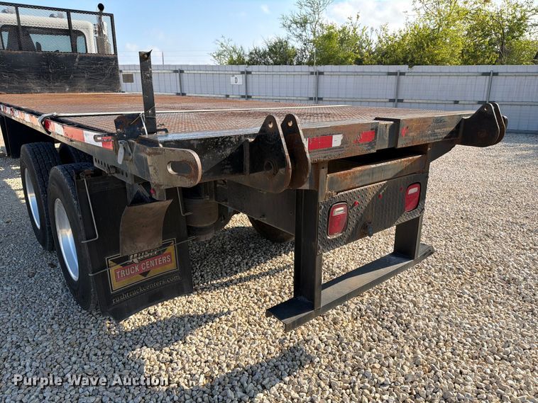 image for item YA1239 2023 Peterbilt 348 flatbed truck