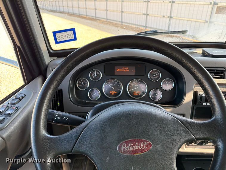 image for item YA1239 2023 Peterbilt 348 flatbed truck