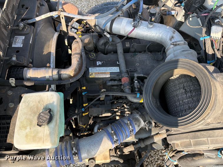 image for item YA1239 2023 Peterbilt 348 flatbed truck