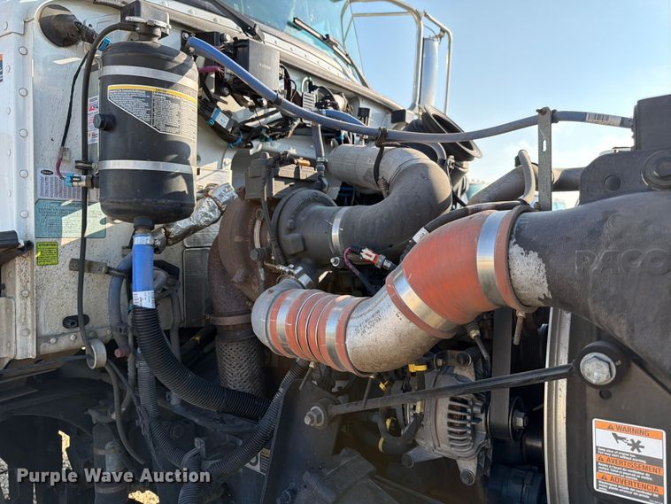 image for item YA1239 2023 Peterbilt 348 flatbed truck