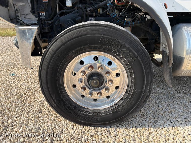 image for item YA1239 2023 Peterbilt 348 flatbed truck