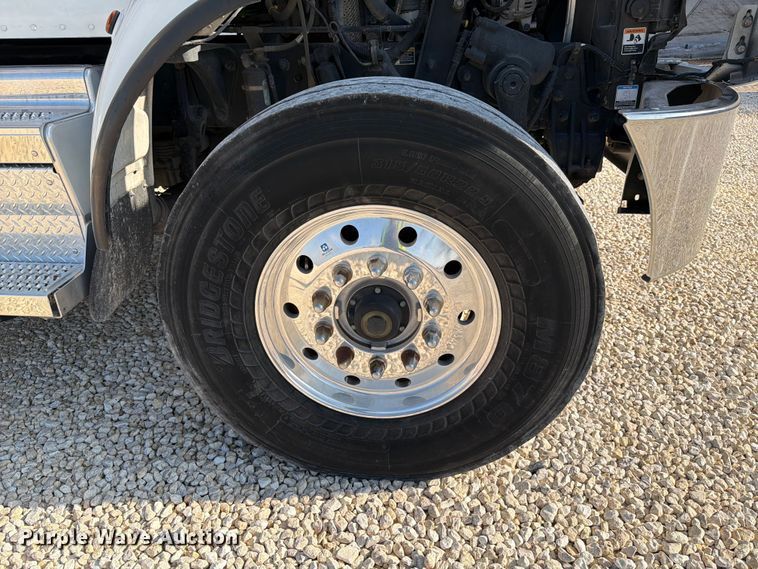 image for item YA1239 2023 Peterbilt 348 flatbed truck