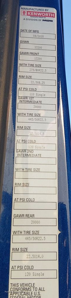 image for item YA1244 2019 Kenworth T680 semi truck