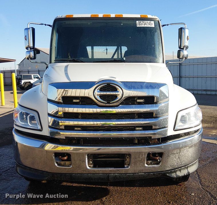 image for item YA1266 2022 Hino 258/268 Crew Cab rollback truck
