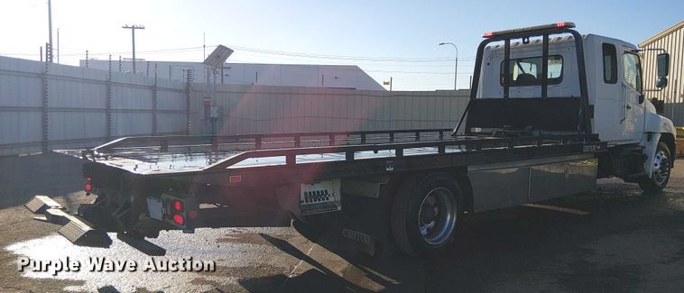 image for item YA1266 2022 Hino 258/268 Crew Cab rollback truck