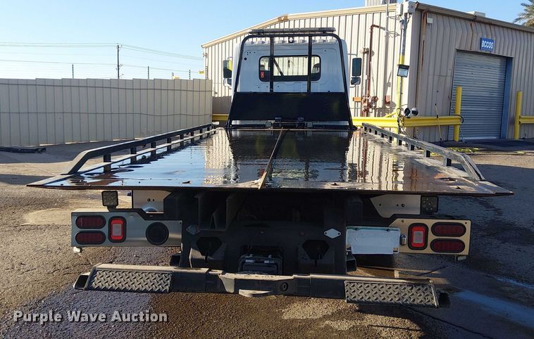 image for item YA1266 2022 Hino 258/268 Crew Cab rollback truck