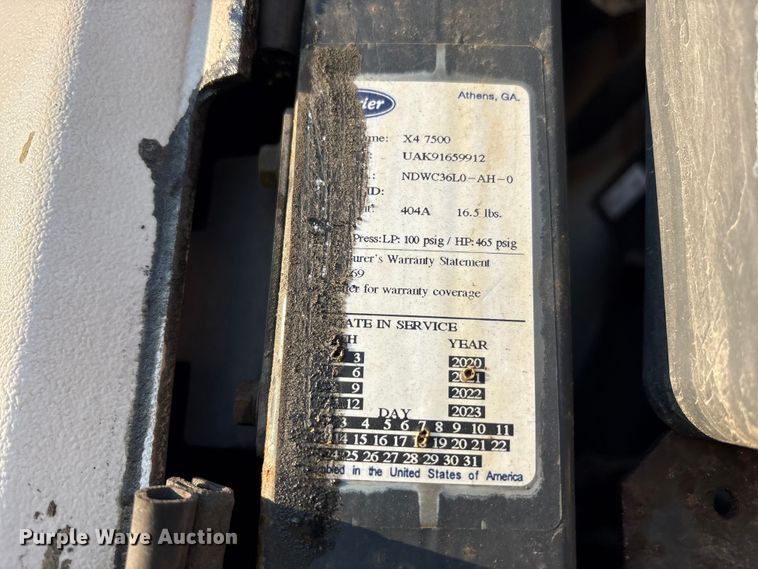 image for item YA1380 2022 Utility VS2RA refrigerated van trailer