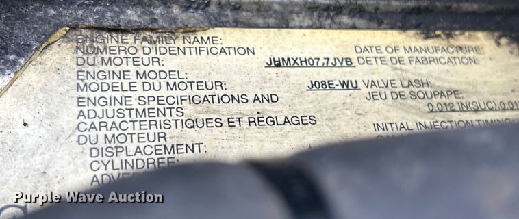 image for item YA1439 2019 Hino 268A box truck