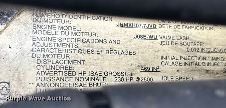 image for item YA1439 2019 Hino 268A box truck