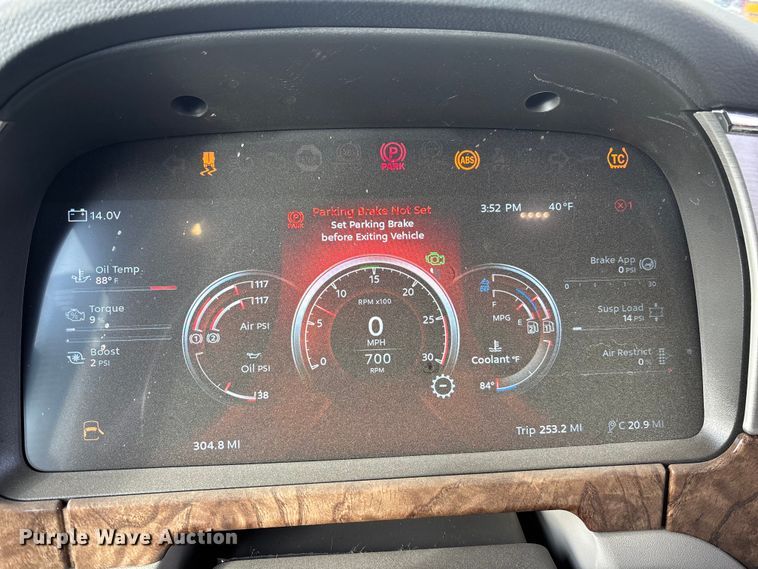 image for item YA1482 2025 Peterbilt 589 semi truck