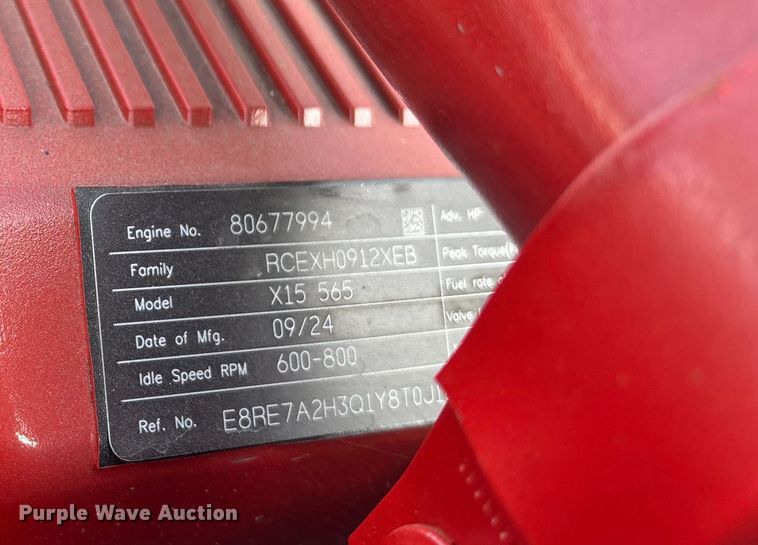 image for item YA1482 2025 Peterbilt 589 semi truck