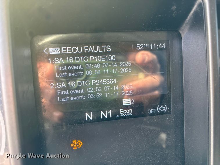 image for item YA1583 2022 Mack Granite crane truck