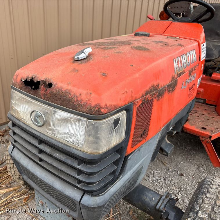 image for item DK0185 Kubota L3400 MFWD lawn tractor