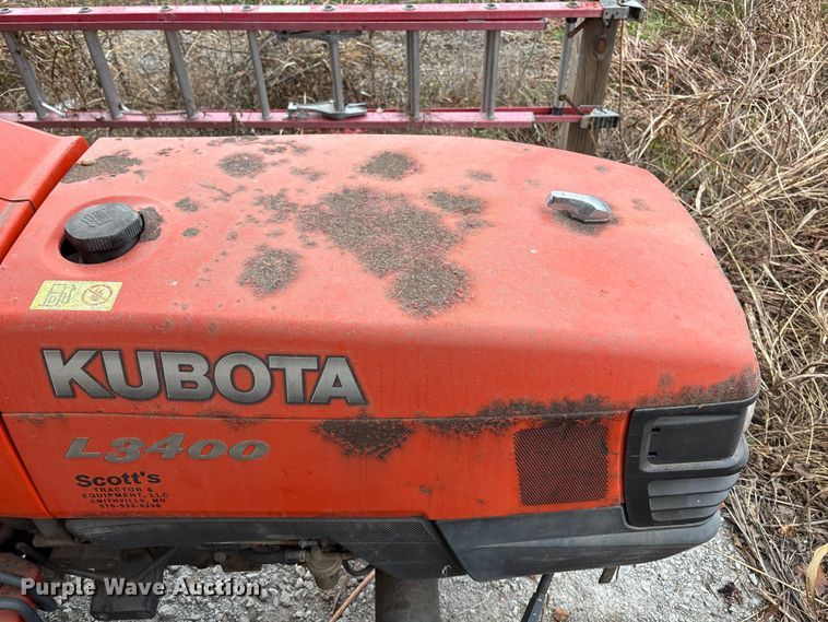 image for item DK0185 Kubota L3400 MFWD lawn tractor