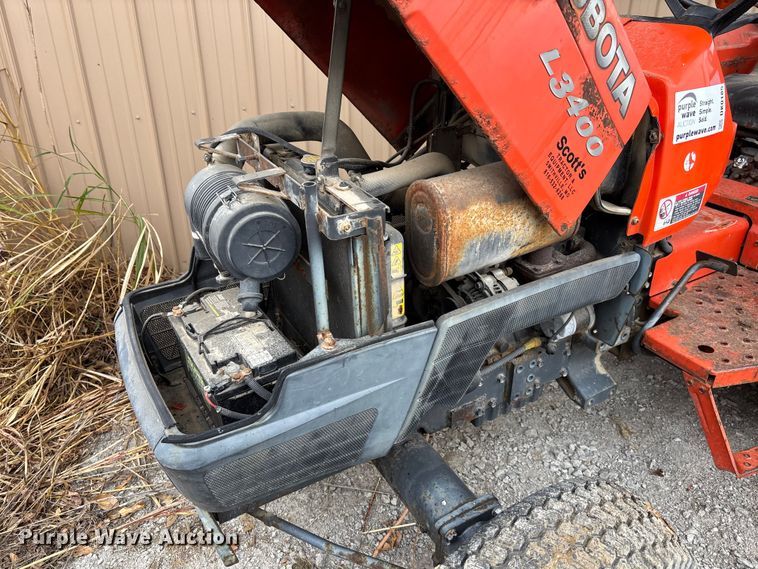 image for item DK0185 Kubota L3400 MFWD lawn tractor