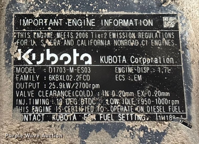 image for item DK0185 Kubota L3400 MFWD lawn tractor