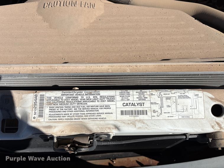 image for item DK6819 2001 Dodge Ram 1500 pickup truck