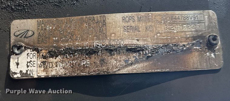 image for item DQ4145 Mahindra 5155 MFWD tractor