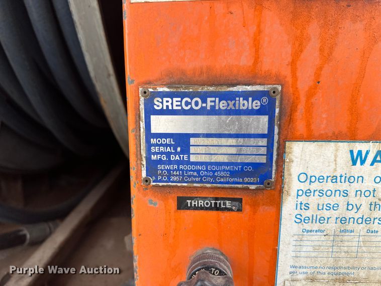 image for item DT6429 1992 Ford 8000 sewer jetter truck