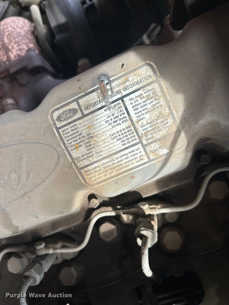 image for item DT6429 1992 Ford 8000 sewer jetter truck