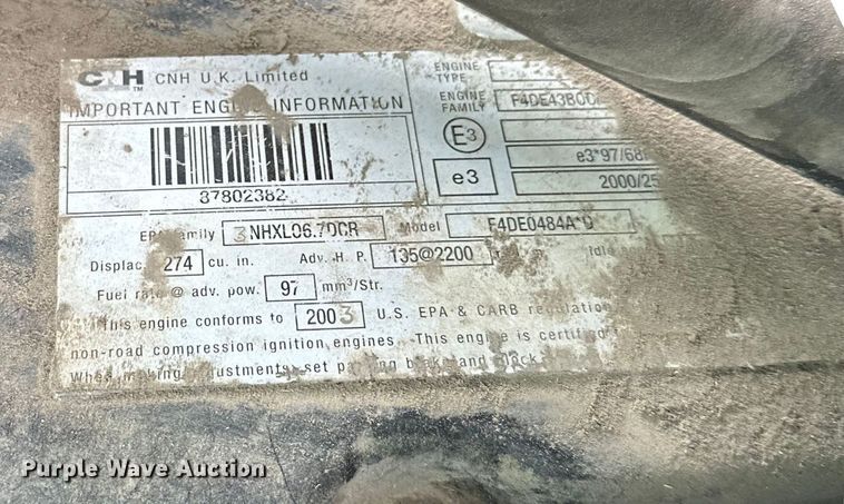 image for item DW4373 2003 Case Maxxum MXU110 MFWD tractor