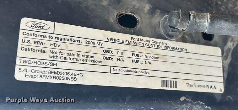 image for item DW4380 2008 Ford F250 Super Duty XL pickup truck