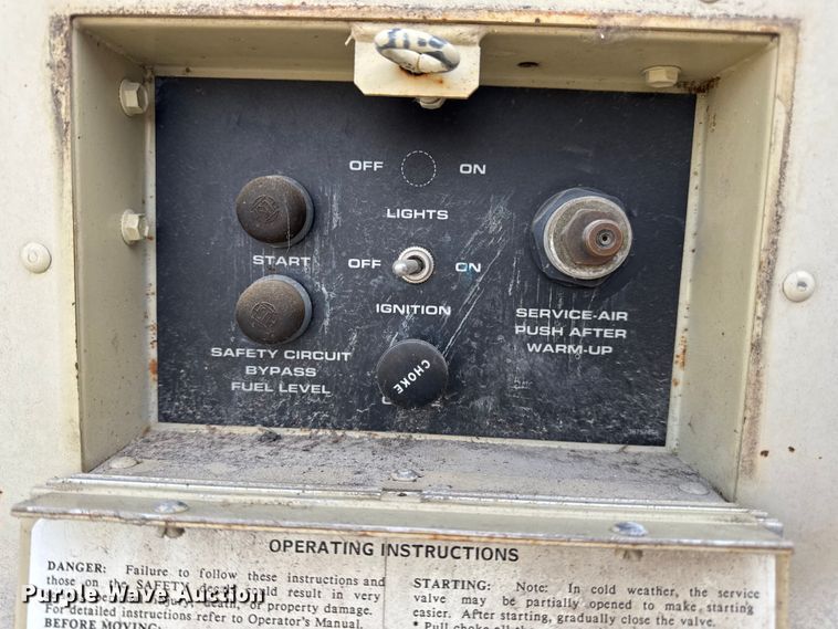 image for item DW6545 Ingersoll Rand P-125A-W-F air compressor