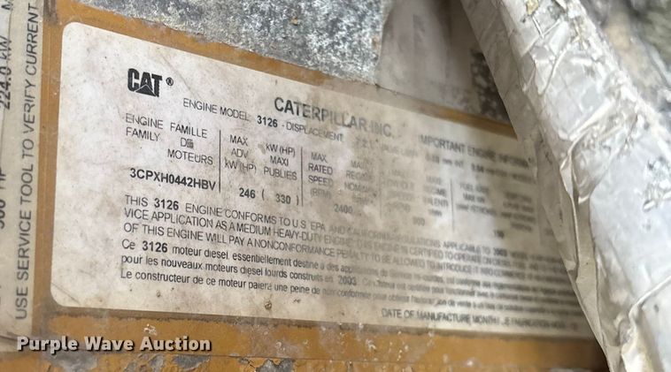 image for item DW7270 2003 GMC C8500 dump truck