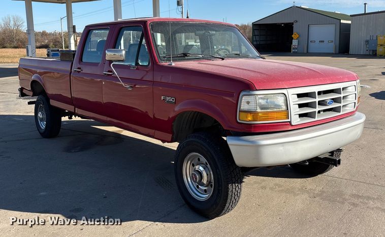 image for item DW7283 1993 Ford F350 XL Crew Cab pickup truck