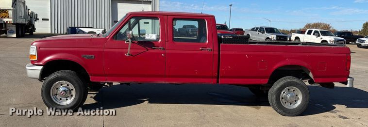 image for item DW7283 1993 Ford F350 XL Crew Cab pickup truck