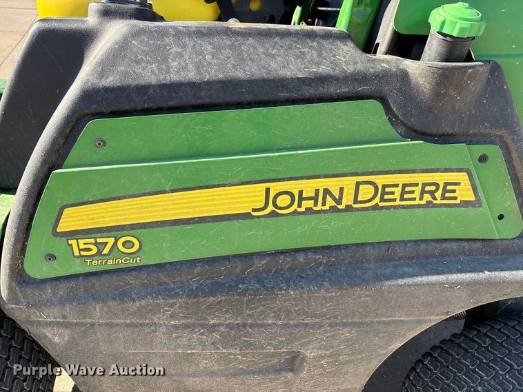 image for item DW7289 John Deere 1570 Terraincut ZTR lawn mower