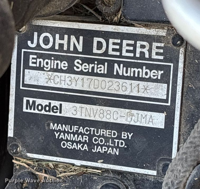 image for item DW7289 John Deere 1570 Terraincut ZTR lawn mower