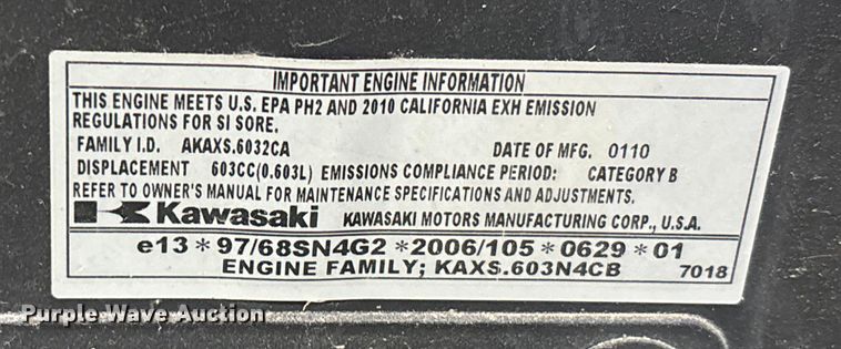 image for item DW7291 Toro Turbo Force lawn mower