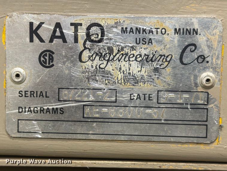 image for item DX5899 Kato 15SX9E Generator