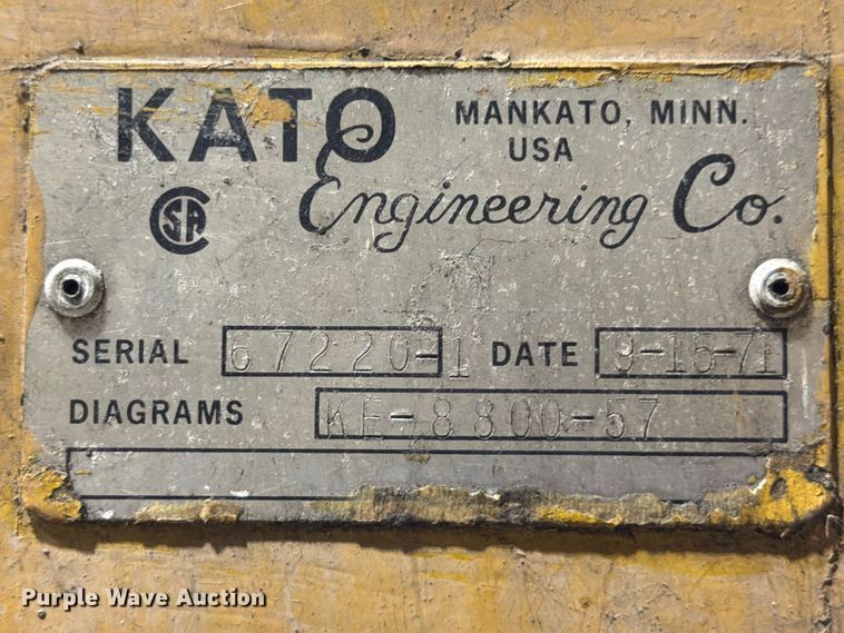 image for item DX5901 Kato 30SX9E generator