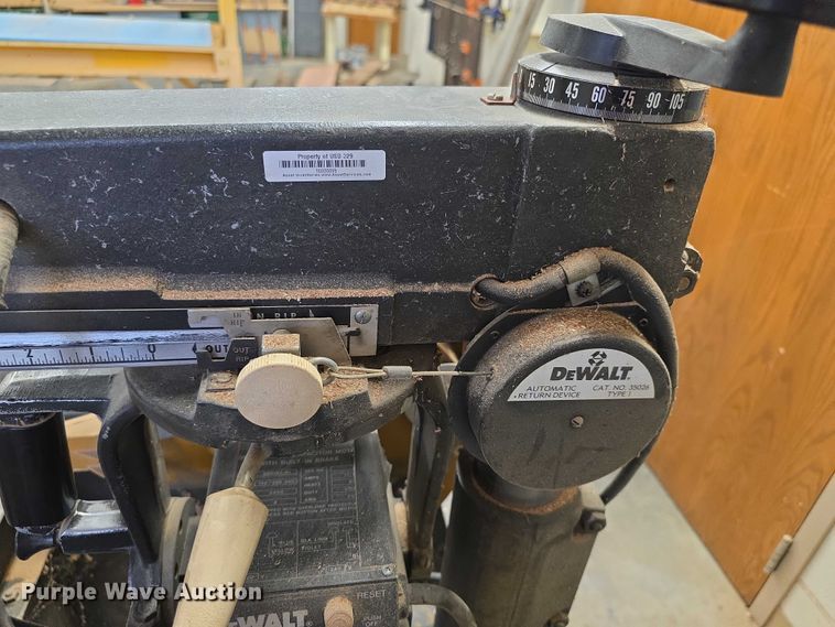 image for item DZ3575 Dewalt Powershop  radial arm saw