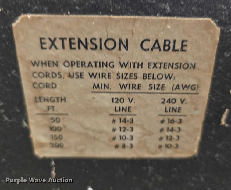 image for item DZ3575 Dewalt Powershop  radial arm saw
