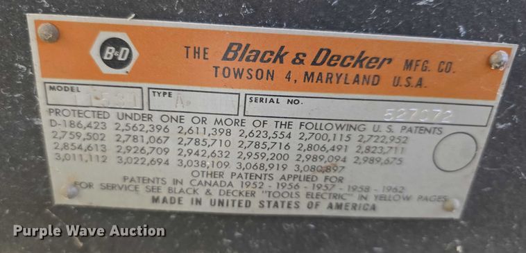 image for item DZ3575 Dewalt Powershop  radial arm saw