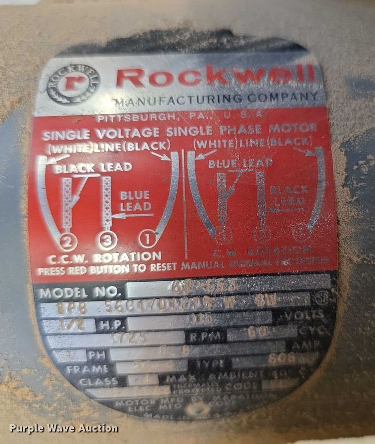 image for item DZ3579 Rockwell Delta wood lathe