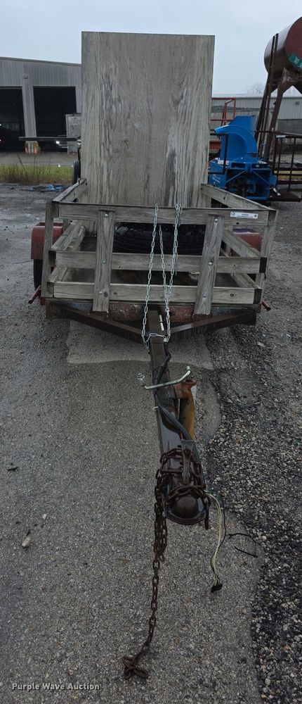 image for item DZ3628 Shop Built  tilt deck utility trailer