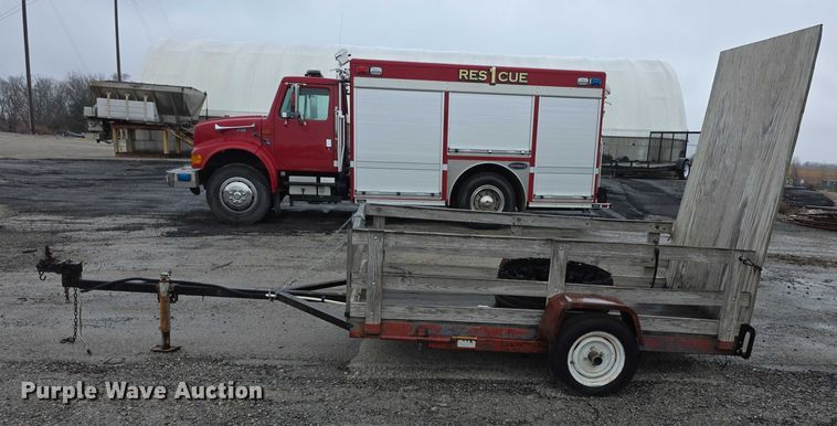 image for item DZ3628 Shop Built  tilt deck utility trailer