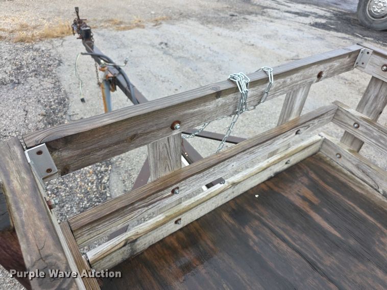 image for item DZ3628 Shop Built  tilt deck utility trailer