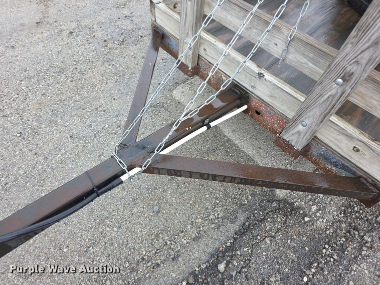 image for item DZ3628 Shop Built  tilt deck utility trailer