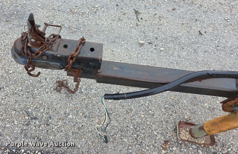 image for item DZ3628 Shop Built  tilt deck utility trailer