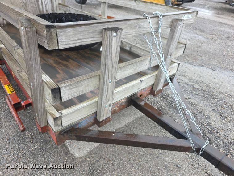 image for item DZ3628 Shop Built  tilt deck utility trailer