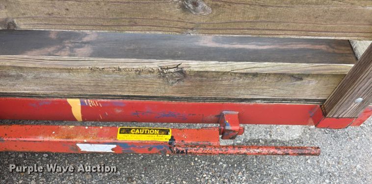 image for item DZ3628 Shop Built  tilt deck utility trailer