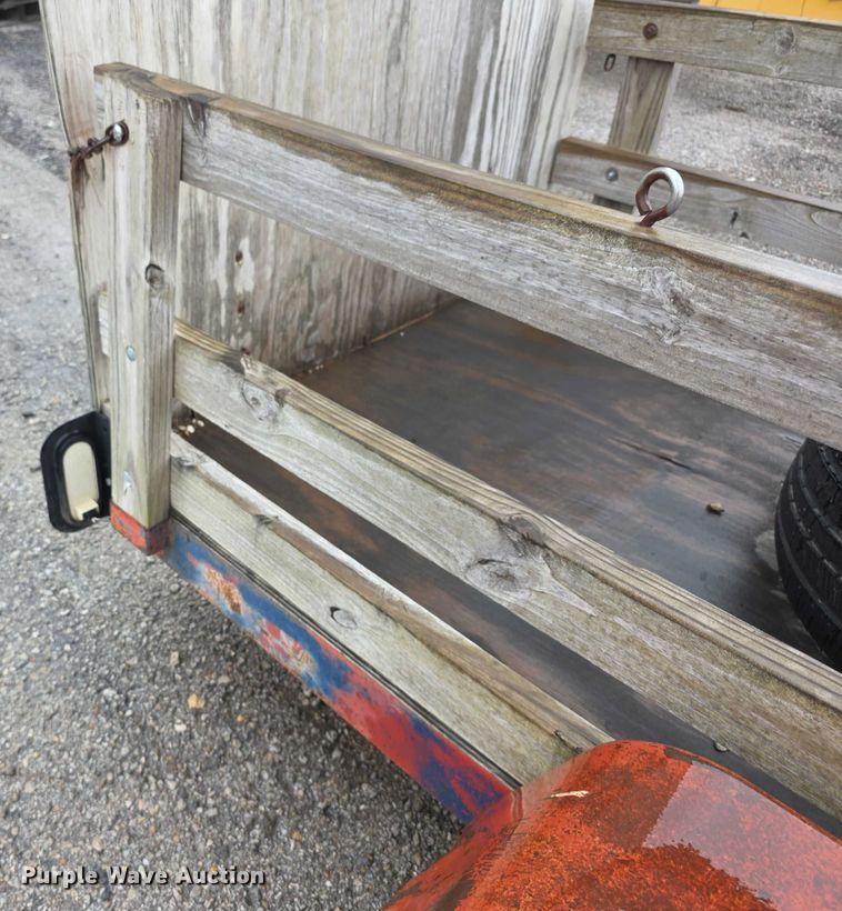 image for item DZ3628 Shop Built  tilt deck utility trailer