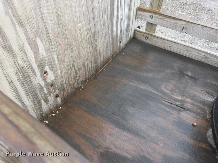 image for item DZ3628 Shop Built  tilt deck utility trailer