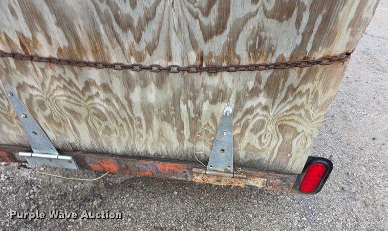 image for item DZ3628 Shop Built  tilt deck utility trailer