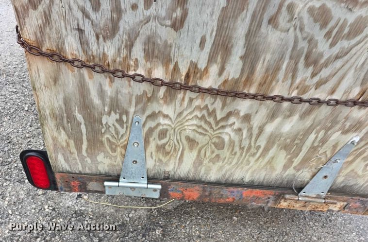 image for item DZ3628 Shop Built  tilt deck utility trailer